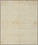 Letter to -- --