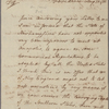 Letter to President [John] Sullivan