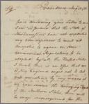 Letter to President [John] Sullivan