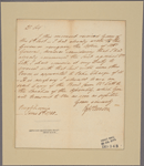 Letter to [Gerard Bancker, New York.]