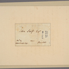 Letter to John Swift, near Bristol [Penn.]