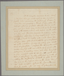Letter to -- --