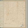 Letter to -- --