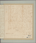Letter to -- --