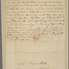 Letter to Capt. James Wells, Duck Creek Cross Roads