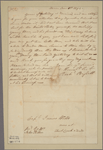 Letter to Capt. James Wells, Duck Creek Cross Roads