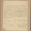 Letter to [John Bayard,] Speaker of the General Assembly