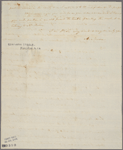 Letter to [John Steele, Raleigh, N.C]