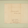 Letter to [George Washington,] President of the United States