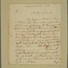 Letter to Mr. Updike [East Greenwich, R. I.]