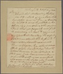Letter to Gov. [John] Treadwell, New Haven