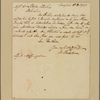 Letter to William Patterson & Brothers, Baltimore