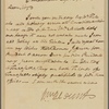 Letter to Gov. [John] Sevier [Tennessee]