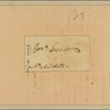 Letter to Gov. [John] Sevier [Tennessee]