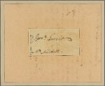 Letter to Gov. [John] Sevier [Tennessee]