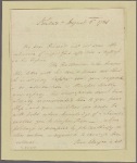 Letter to [Horatio Gates]