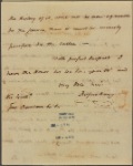 Letter to Gov. [James] Bowdoin [Boston]