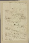 Letter to Gov. [George] Clinton, Poughkeepsie [N. Y.]