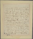 Letter to [Horatio Gates, New York.]