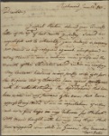 Letter to Horatio Gates, Traveller's Rest, Berkley County, Va.