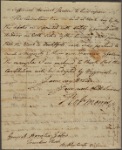 Letter to Horatio Gates, Traveller's Rest, Berkley County, Va.