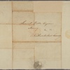 Letter to Samuel Wallis, Muncy, Northumberland County [Penn.]