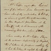 Letter to [Joseph] Hubley [Lancaster, Penn.]