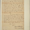 Letter to Gen. [Henry] Knox