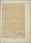 Letter to Gen. [Henry] Knox