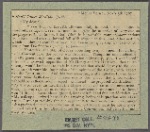 Letter to James Madison [New York]