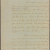 Letter to Gov. [James] Bowdoin
