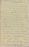 Letter to Justin Ely, West Springfield