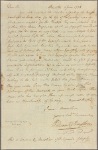 Letter to Moore Furman, Pittston [N. J.]