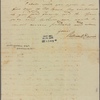 Letter to [James Iredell, Edenton, N. C.]