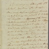 Letter to Charles O'Neill, Washington