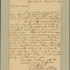 Letter to Mrs. Mary Campbell, Trenton