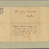 Letter to Mrs. Mary Campbell, Trenton