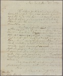 Letter to Jabez Bowen