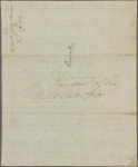 Letter to Jabez Bowen