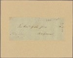 Letter to Joseph Jones, Richmond