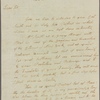 Letter to [George] Clinton