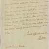 Letter to [Mrs. Knox?]
