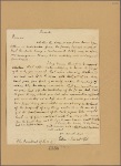 Letter to [George Washington] The President of the U. S.