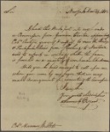 Letter to Marinus Willet