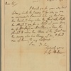 Letter to [James] Iredell [New York?]