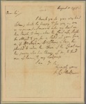 Letter to [James] Iredell [New York?]