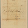 Letter to [James] Iredell [New York?]