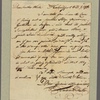 Letter to Samuel White, Boston