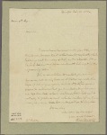 Letter to [Louis André, Baron] Pichon, Georgetown [D. C.?]