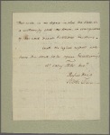 Letter to Gov. [James] Bowdoin [Boston]